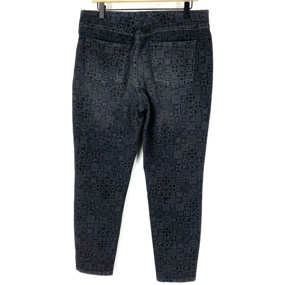 Soft Surroundings Jeans Pull On Print - Picture 3 of 6